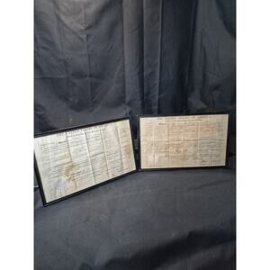 US Land Patents Grants By President Abraham LINCOLN 1864 & Ulysses S Grant 1870